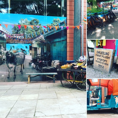 A little bit of India comes to the London Zoo. This 2,500 square meter exhibit on Asiatic lions takes London Zoo visitors through India’s Gir Forest area including a train station, a marketplace, and a ranger hut.